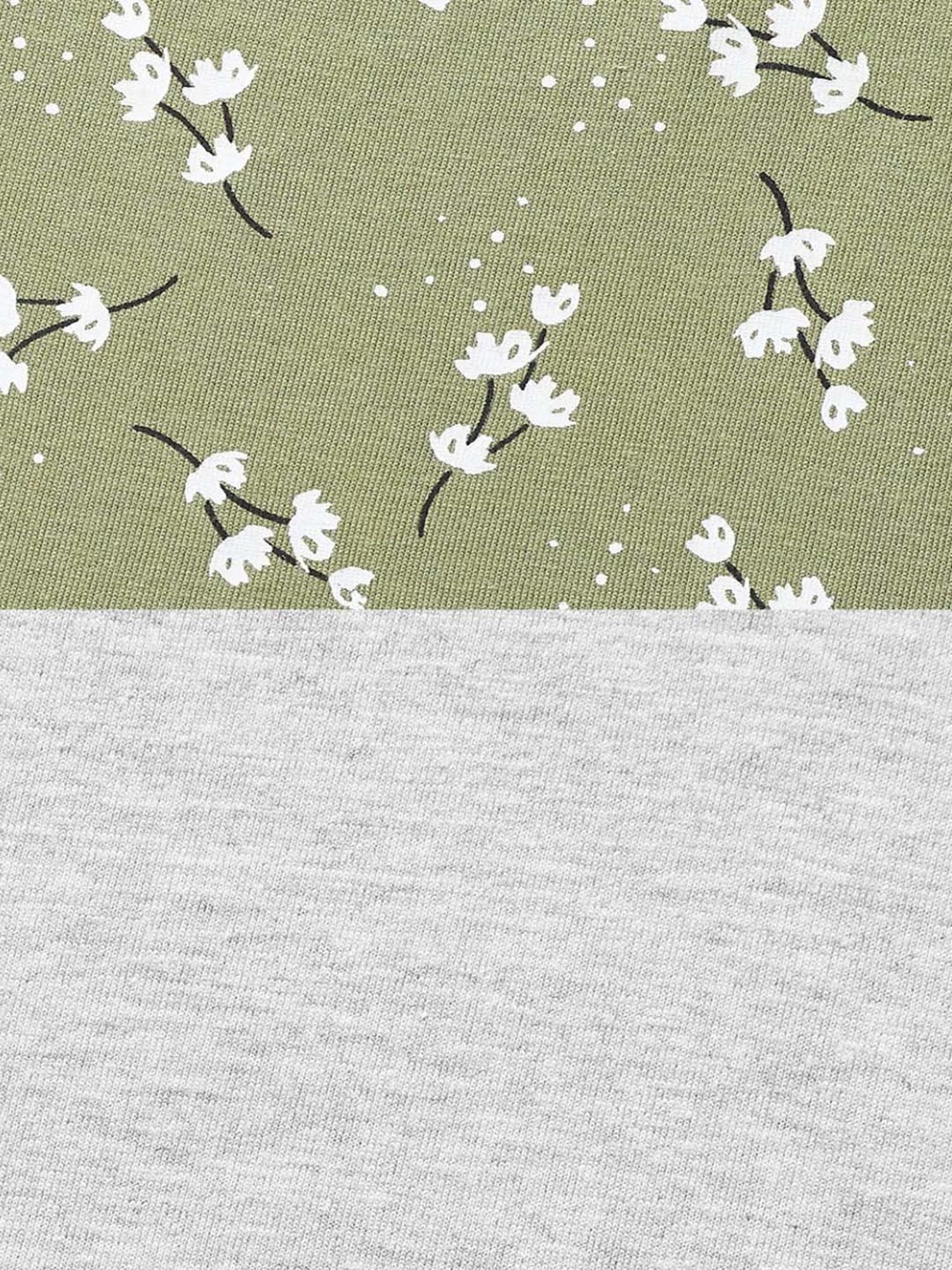 YU by Pantaloons Olive Green & Grey Cotton Printed Camisoles - Pack Of 2