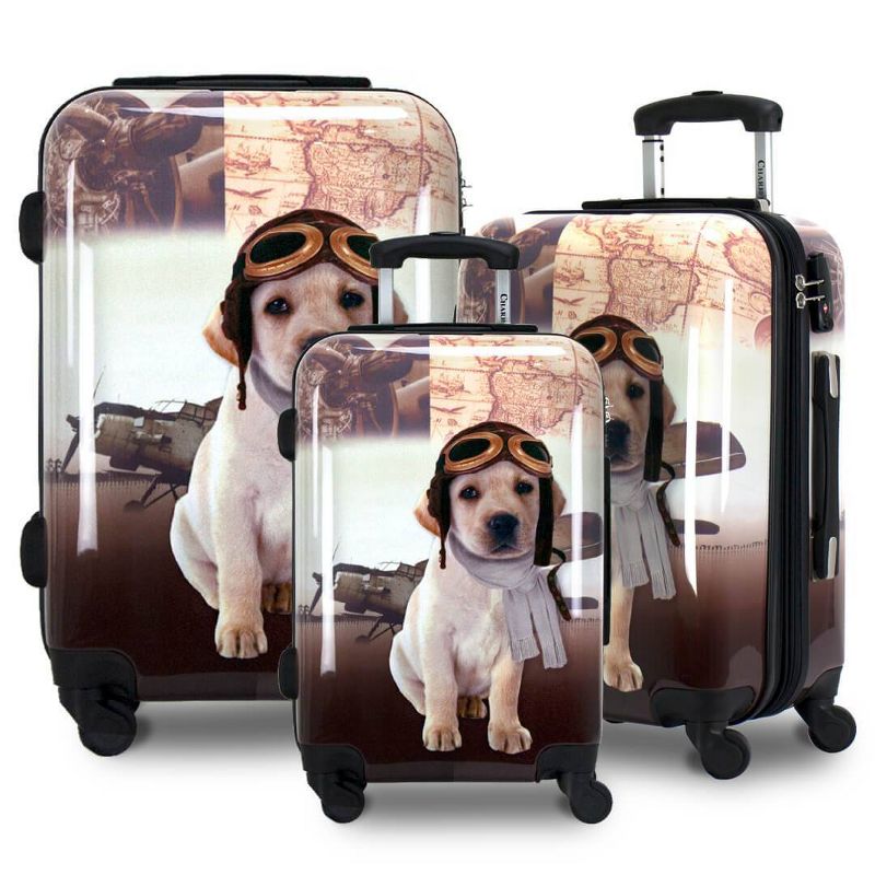 Chariot Travelware CHH-23 Oldies 3pc Luggage Set