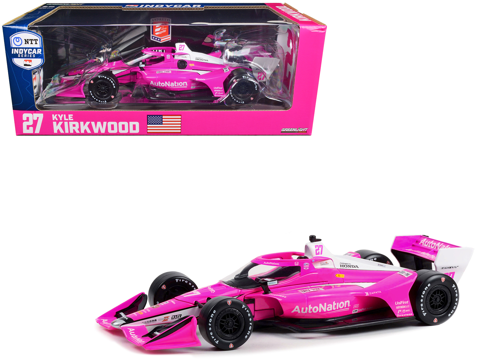 Dallara IndyCar #2 Josef Newgarden "Shell Oil" Team Penske Winner "108th Indianapolis 500 - NTT IndyCar Series" (2024) 1/64 Diecast Model Car by Greenlight