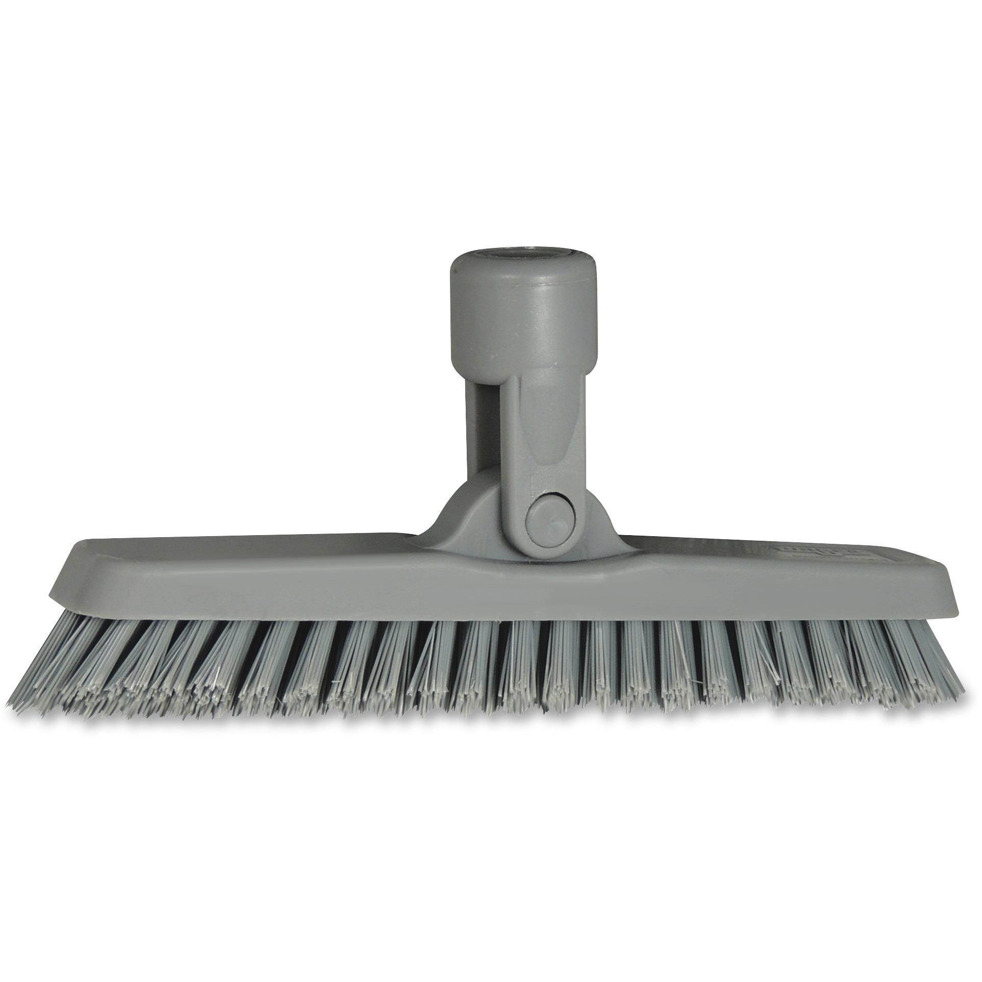 Unger Industrial LLC SmartColor Swivel Corner Brush 8 2/3" Gray Handle CB20G