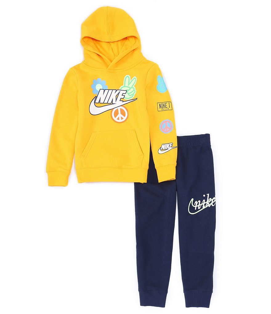 Champion Little Boys 2T-7 Short-Sleeve Script Logo Tee & Short Set