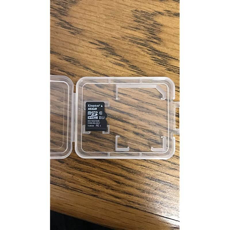 Collection 20 Pack of Clear Plastic SDSDHCSDXCMicroSDMicroSDHCMicroSDXC Memory Card Case Holder for SanDiskKingstonTranscendSamsung Memory Card Case Only Memory Card Not Included