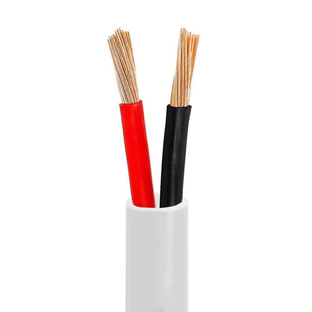 Cmple - 18AWG CL2 Rated 2-Conductor Speaker Cable - 250ft For In-Wall Install.