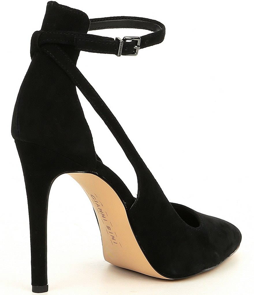 Gianni Bini Lulaa Suede Cut-Out Dress Pumps
