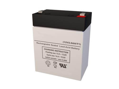 LP12-2.9 12 Volt 2.9 AmpH SLA Replacement Battery with F1 Terminal