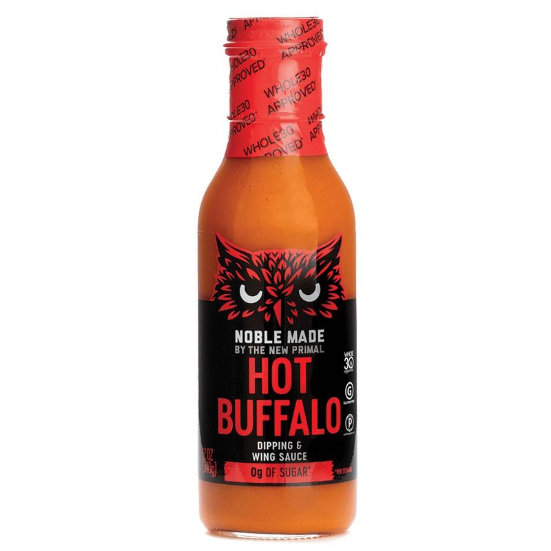 Noble Made by The New Primal Hot Buffalo Sauce - 12oz