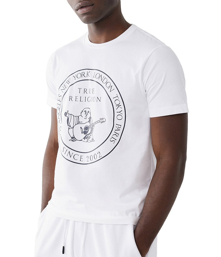 True Religion Stamp Buddha Short-Sleeve Graphic Tee