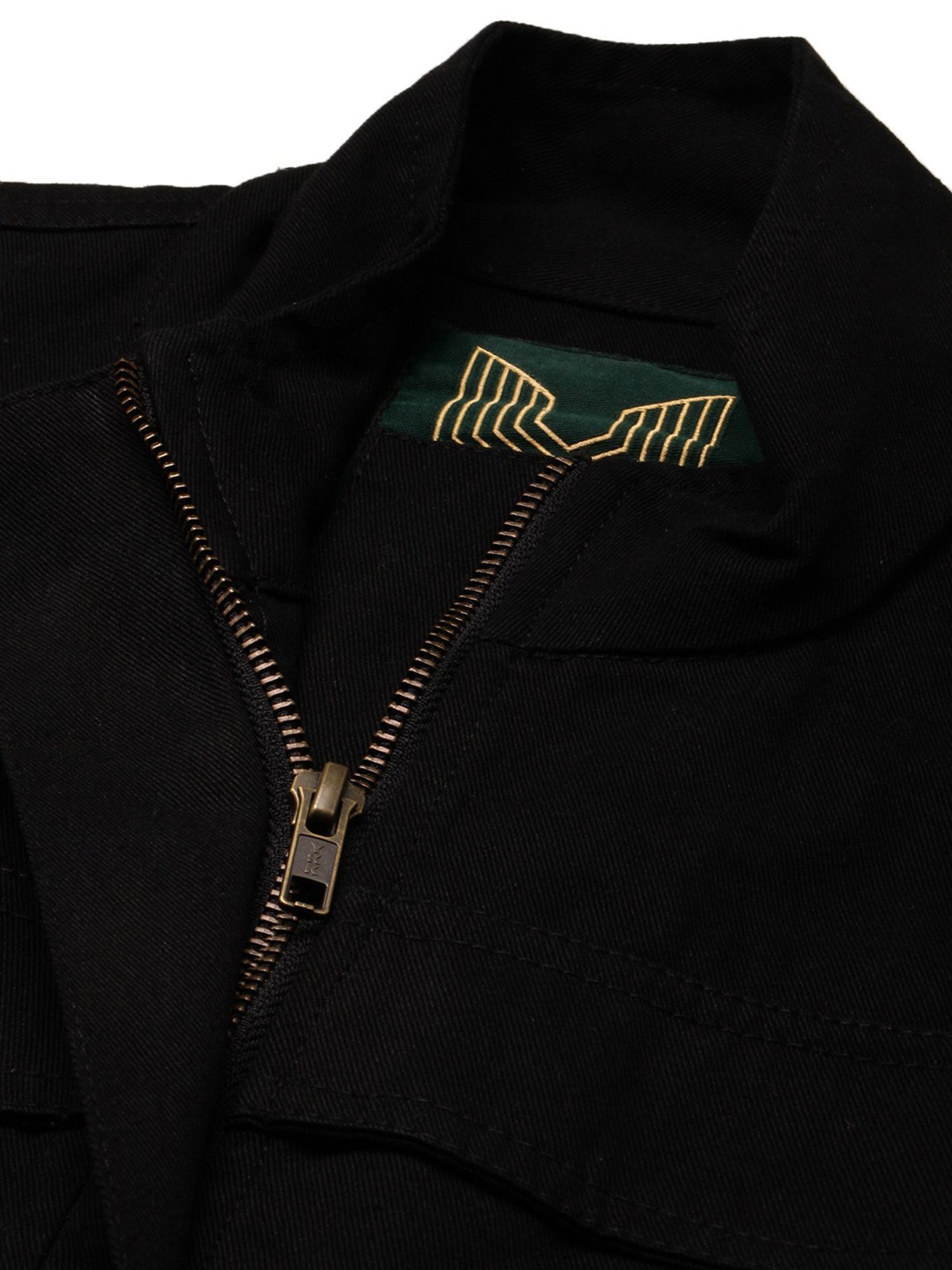 VOXATI Black Regular Fit Jacket