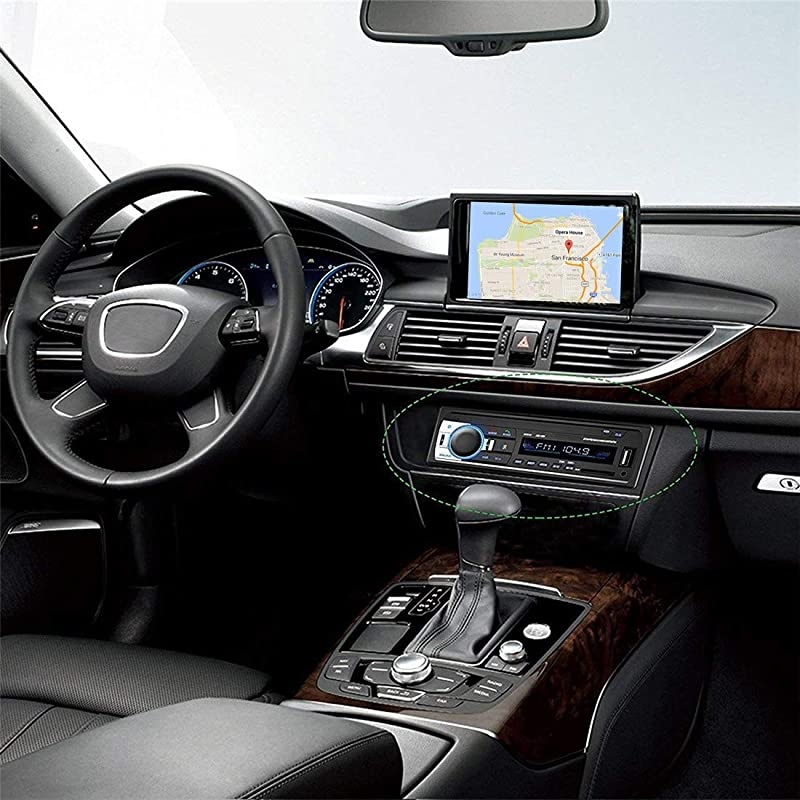 Bluetooth Car Stereo 4x60W Car Audio FM Radio MP3 Player USBSDAUX Hands Free Calling with Wireless Remote Control