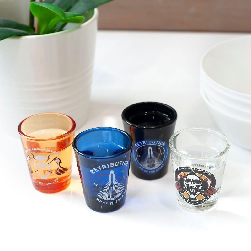 Surreal Entertainment EXCLUSIVE Call of Duty: Infinite Warfare Shot Glasses | Set of 4 | 2 FL Oz.