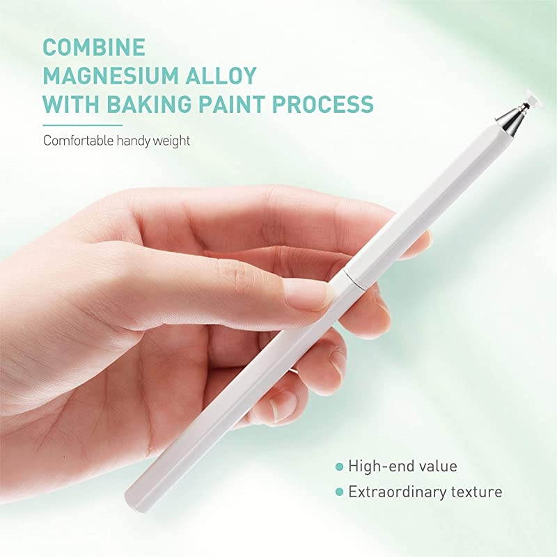 for iPad Universal High Sensitive Precision Capacitive Disc Tip Touch Screen Pen for iPhoneiPadProSamsungGalaxyTabletKindleiWatchNintendo Switch