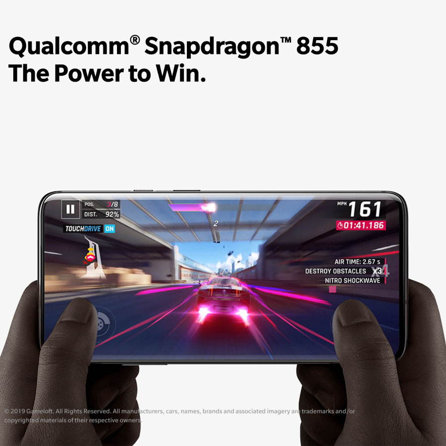 Oneplus 7 Pro 256GB, 8GB, Dual Sim, 6.67 inch 3120x1440P, 48MP Main Lens Triple Camera, Octa Core 2.84GHz.Android 9.0 Snapdragon 855 4000mAh NFC Original Global Version Factory Unlocked