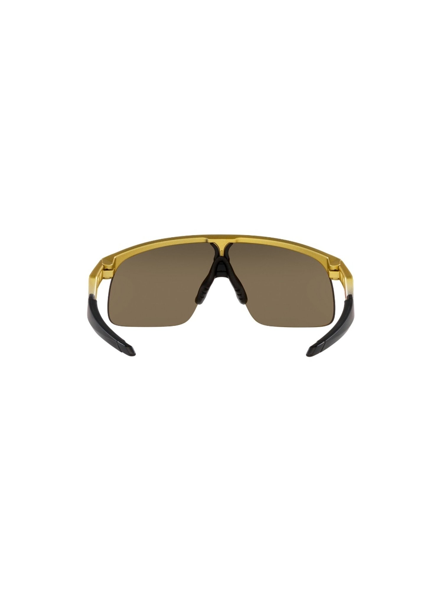 OAKLEY JUNIOR Boys UV Protected Gold Lens Rectangle Sunglasses - 0OJ901090100823