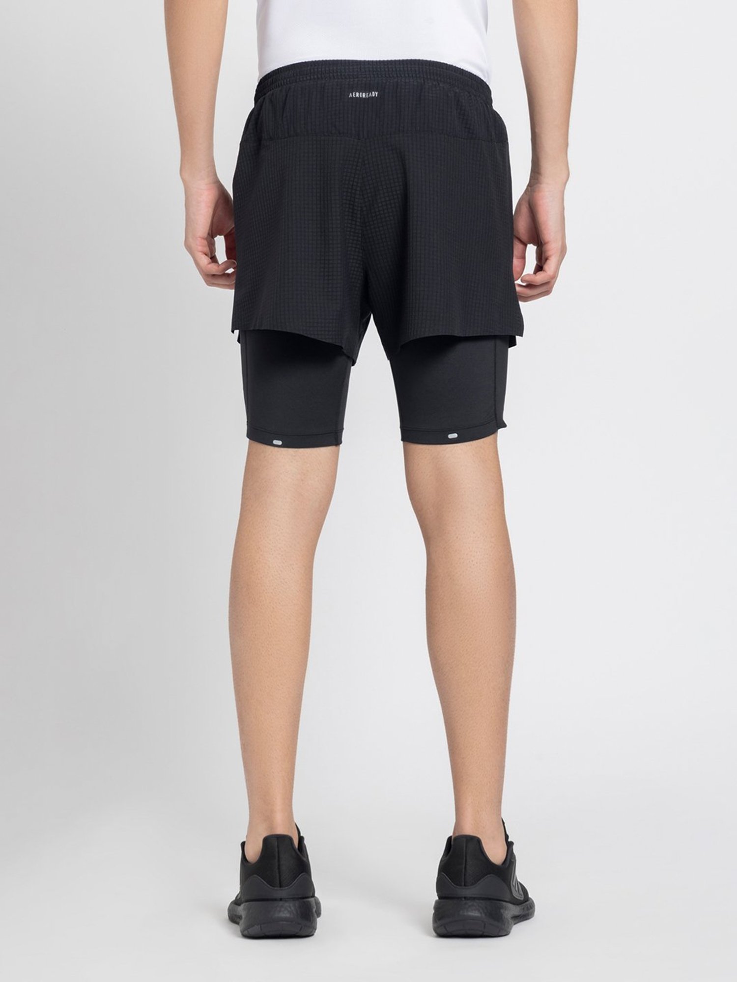 adidas Ultimate 2-In-1 Black Regular Fit Sports Shorts