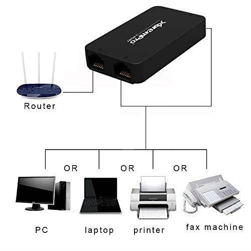 XtremPro 61024 3-Port USB Powered 10-100Mbps Ethernet RJ45 Network Switch Hub