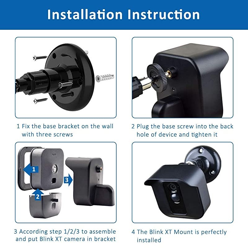 XT2 Camera Mounts for XTXT2 Home Security Camera XT2 Accessories with 2 Pack Mount bracket for Camera and 1PC Sync Module Wall Outlet Mount Easy to Use