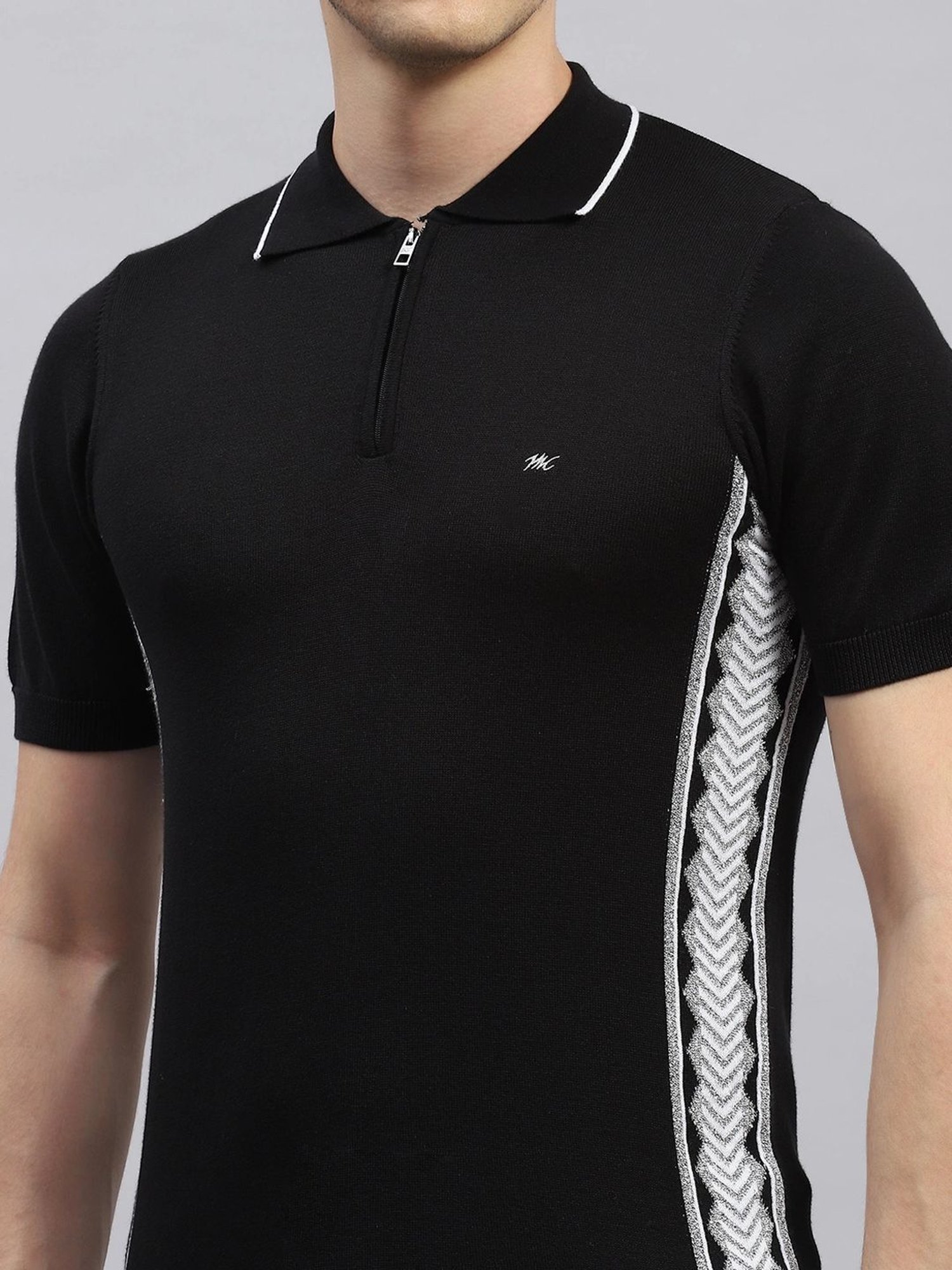 Monte Carlo Black Regular Fit T-Shirt