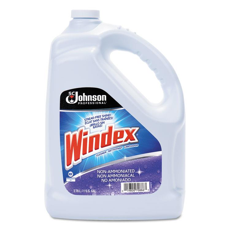 Windex Non-Ammoniated Multi Surface Cleaner Pleasant Scent 128 oz Bottle 4
