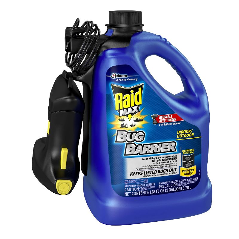 Raid Max Bug Barrier Trigger Starter Kit, 1 Gallon