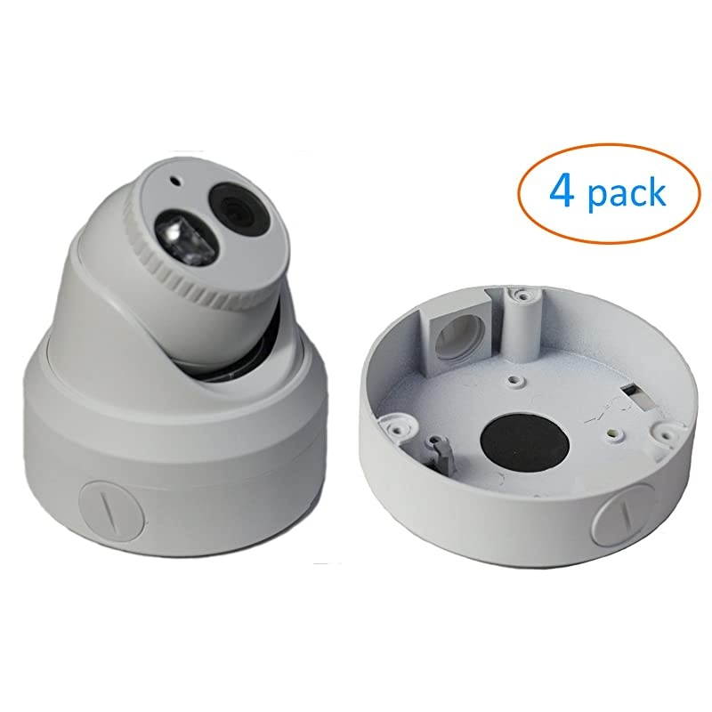 Junction BoxMounting Base Hikvision Turret Camera DS2CD23x2 4 Pack White