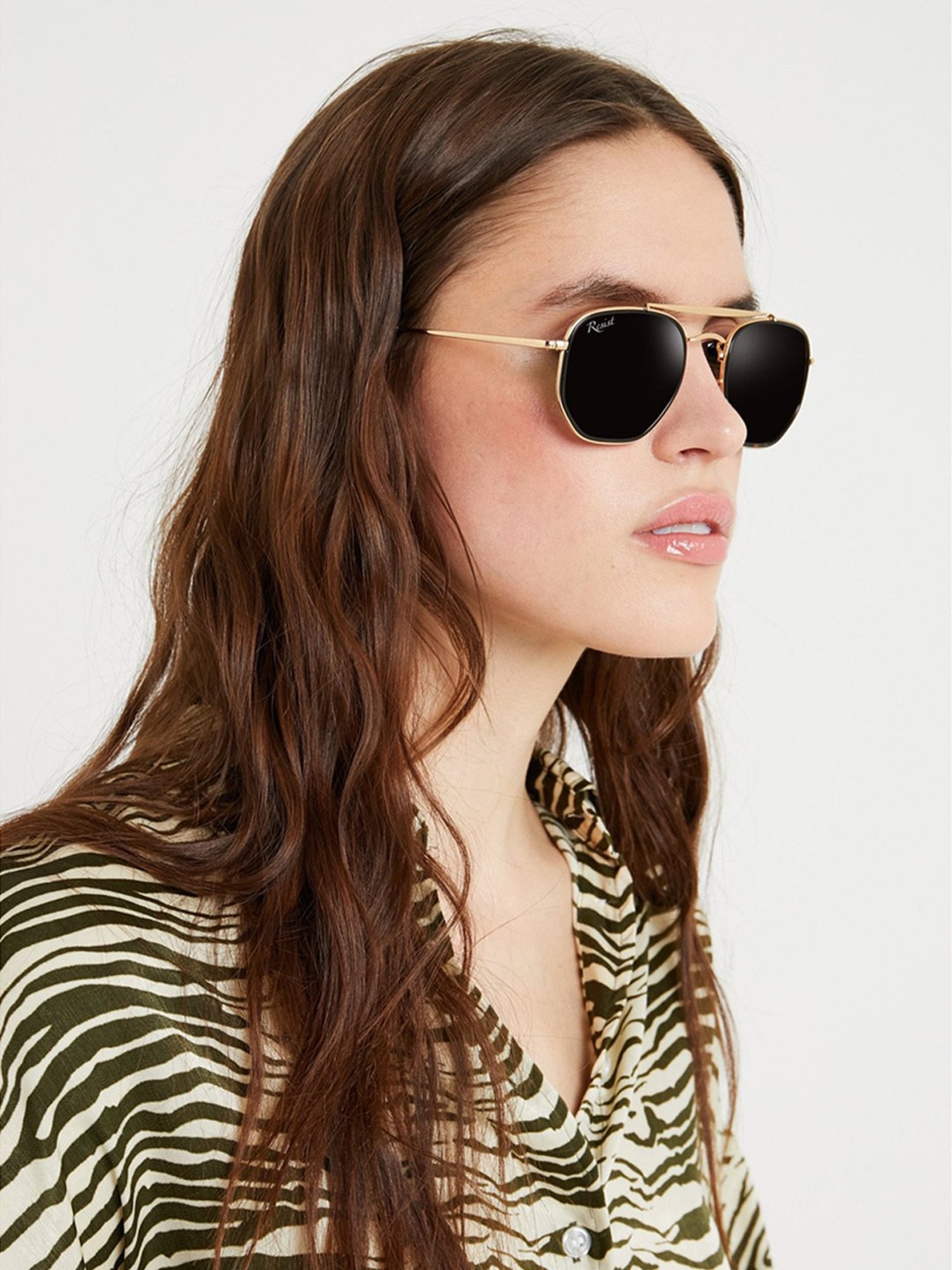 Resist Eyewear Black UV Protection Unisex Sunglasses