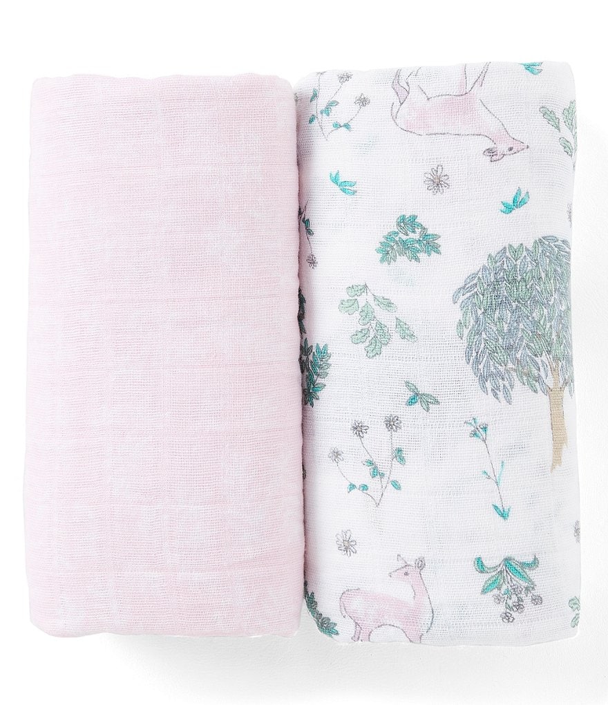 Aden + Anais 2-Pack Muslin Classic Forest Fantasy Swaddle Blankets