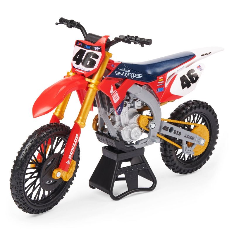 Supercross - 1:10 Scale Die Cast Collector Motorcycle - Justin Hill