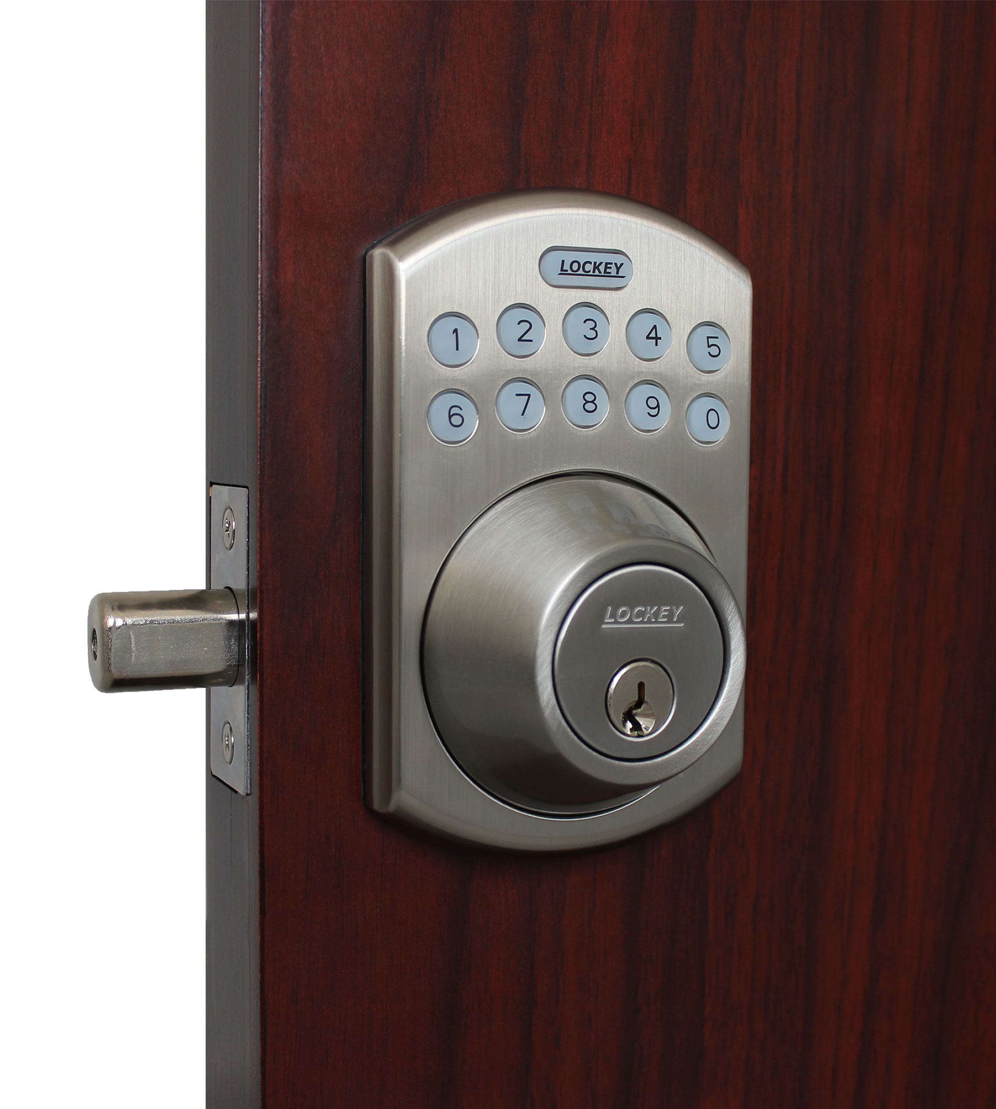 LockeyUSA EB915OIL Electronic Bluetooth Deadbolt with Keypad Access, iOS & Android, Oil Rubbed Bronze
