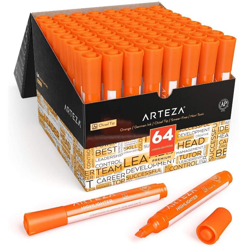 Integra Desk Highlighter Chisel Tip 12/PK Fluorescent Yellow 30004