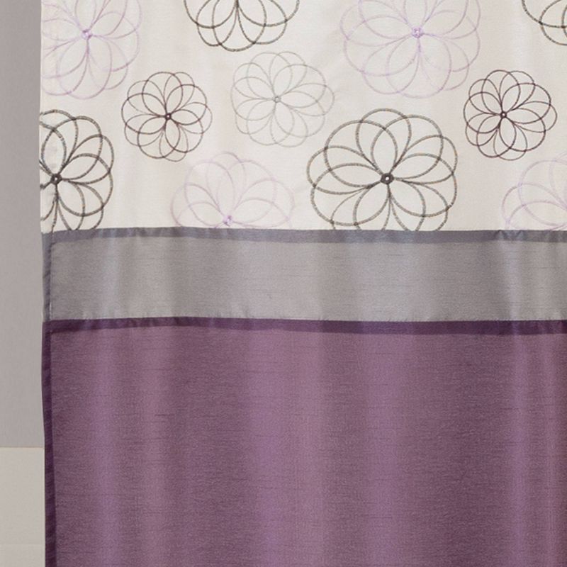 Covina Shower Curtain Purple - Lush Décor