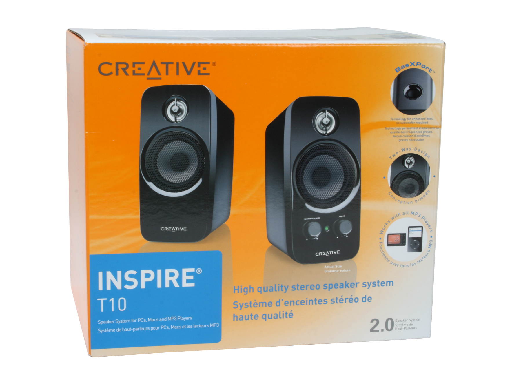 Creative Inspire T10 2.0 Desktop Speakers