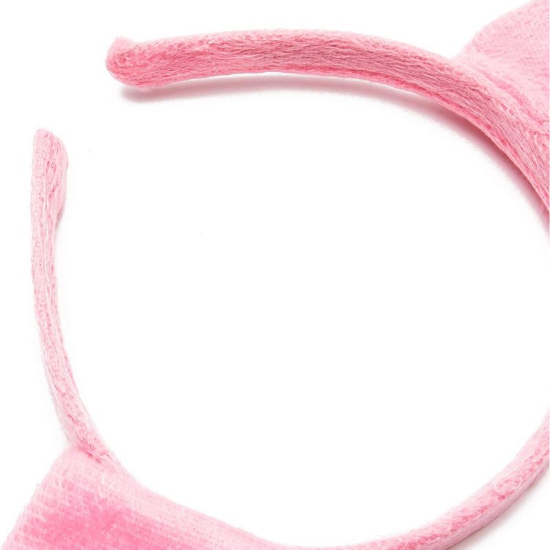 Spooky Central 2-Pack Pink Pig Ears Headband  Animal Cosplay Halloween Party Decorations, 12 x 5.25 in