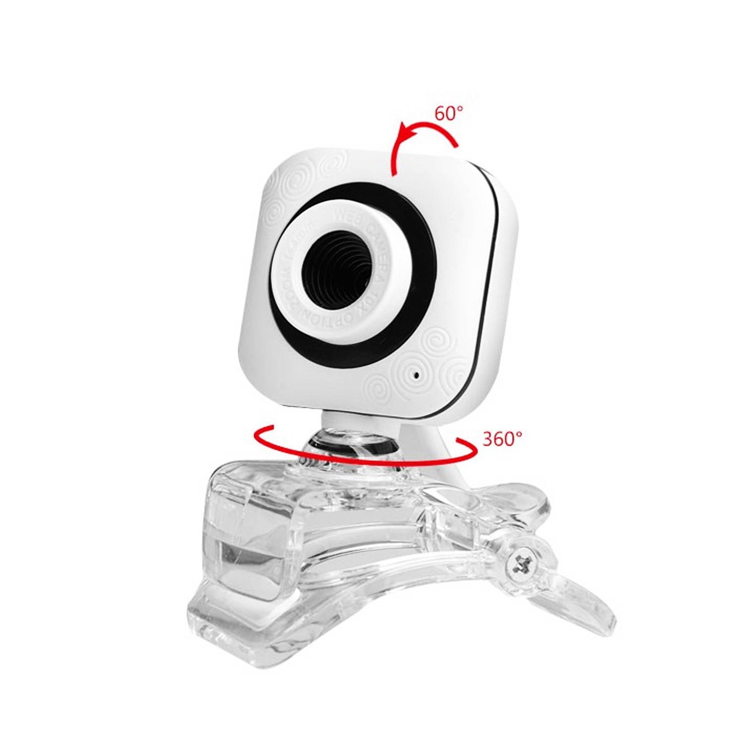 Webcam 1080P Computer Camera with Privacy Cover USB Connection Built-in Noise-reduction Microphone for Live Video