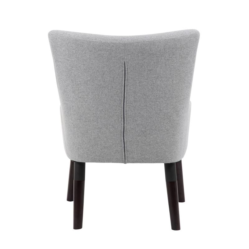 Accent Chair Granite Gray/Walnut - Boss Office Products