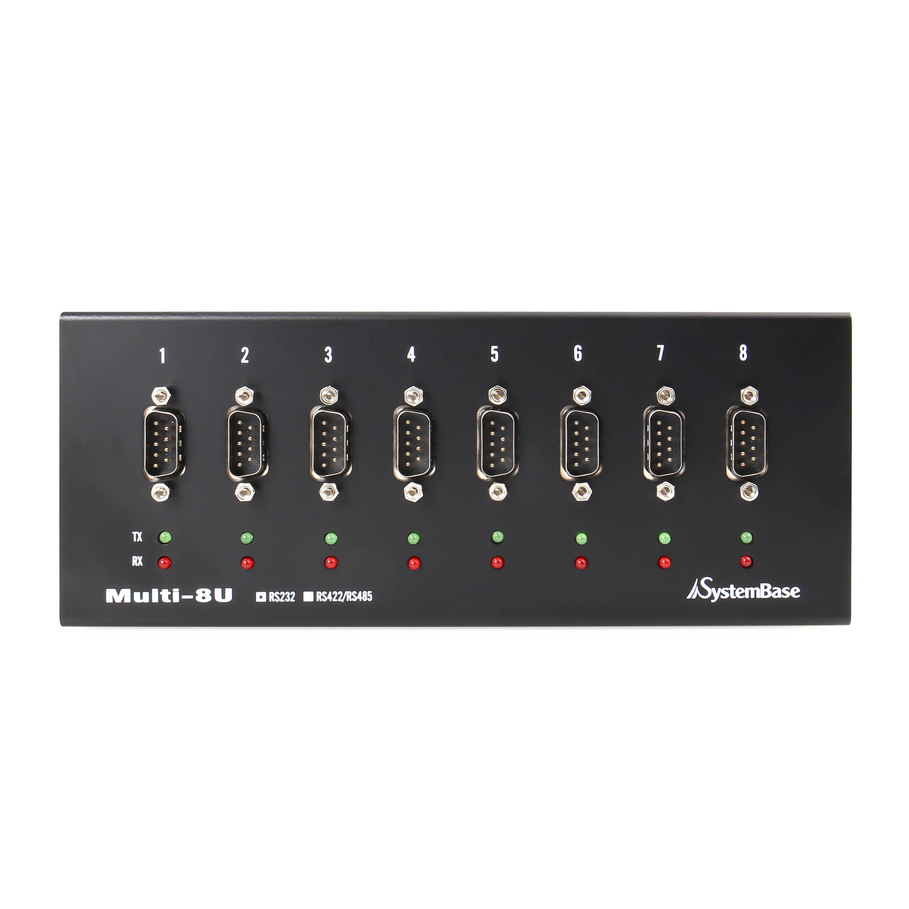 SystemBase - 8Ports USB to Serial Converter RS232, Male Connector, 4.92ft USB Cable lock (Multi-8/USB RS232 V1.7)