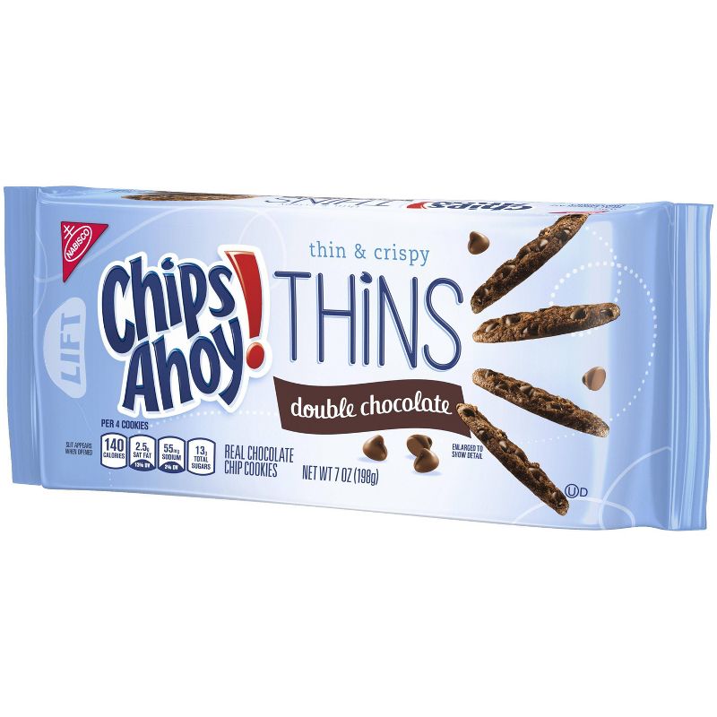Chips Ahoy! Thins Double Chocolate Cookies - 7oz