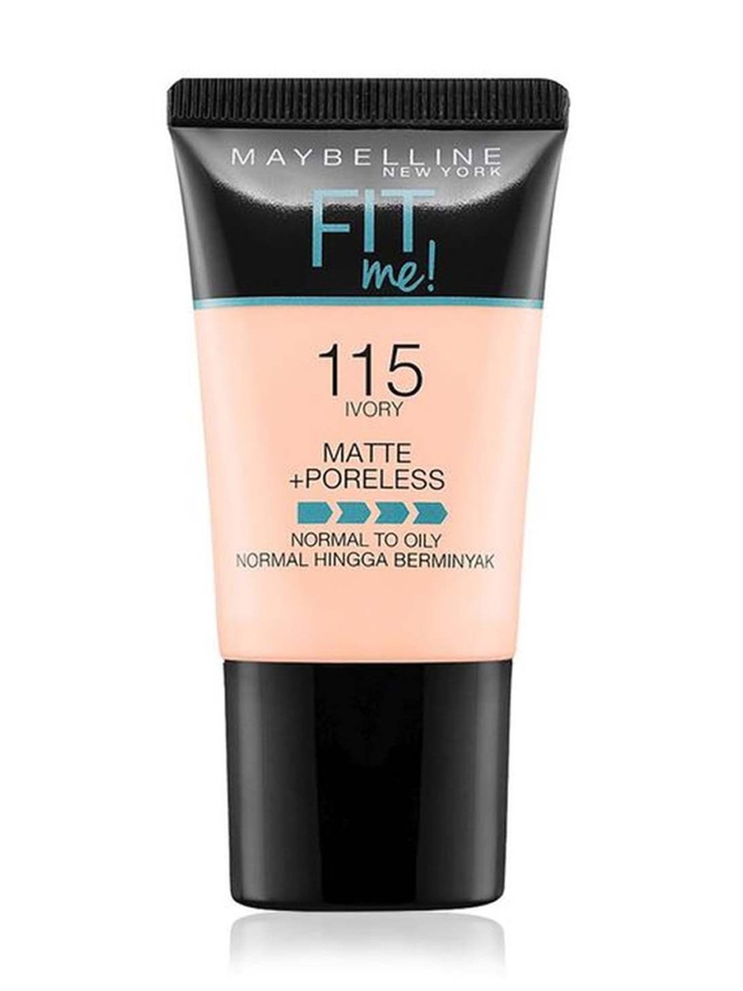 Maybelline New York Fit Me Matte+Poreless Liquid Foundation 115 Ivory - 18 ml