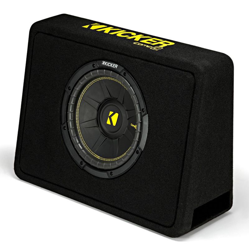 Kicker 44TCWC104 10" CompC 4-Ohm Subwoofer in Thin-Profile Box