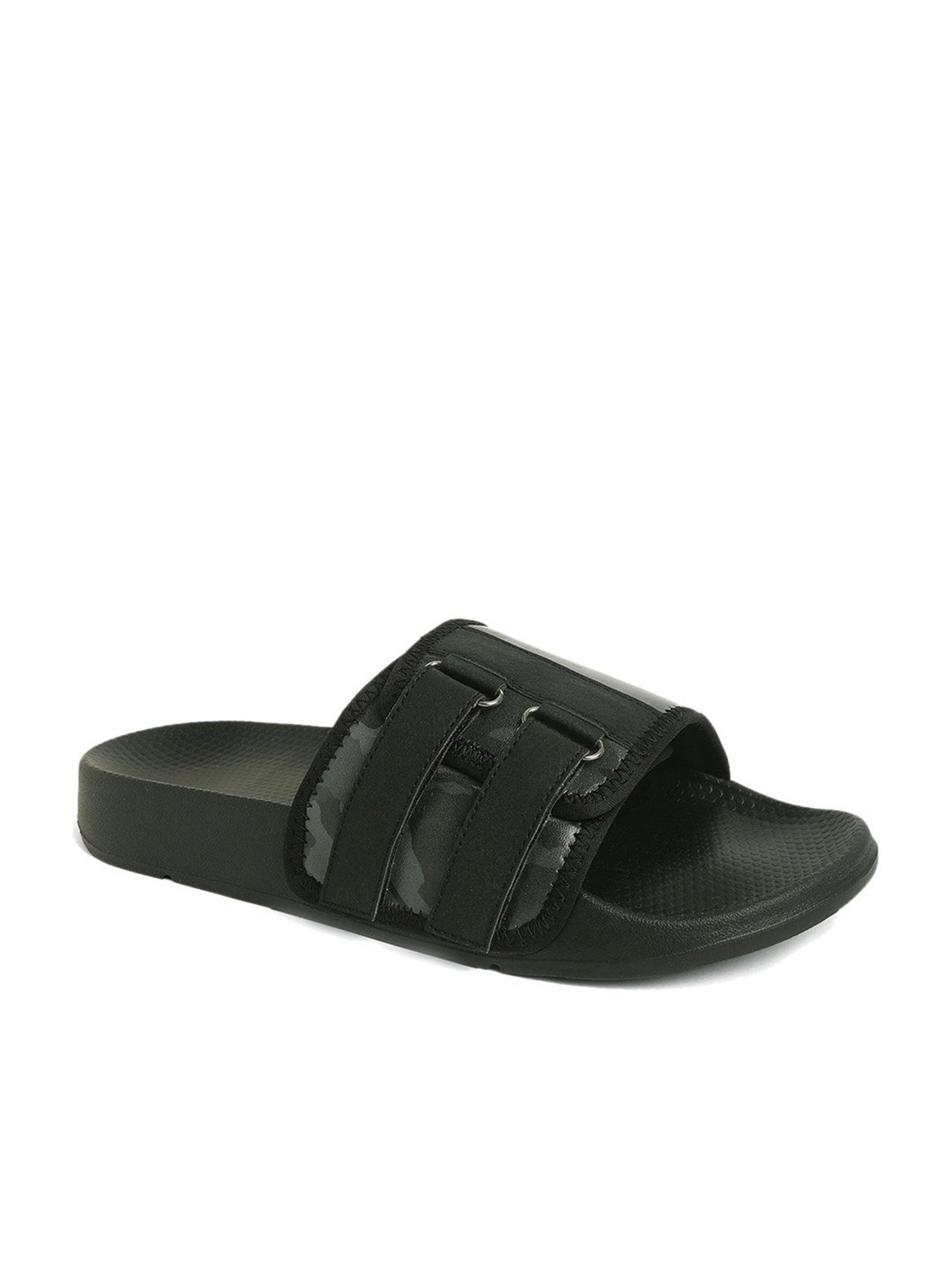Chupps Men's Black Slides