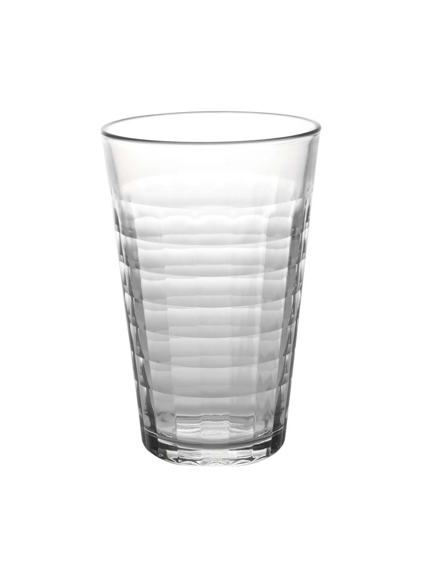 Duralex 'Prisme' Transparent Glass 26 cm Tumbler (0.5 L) - Set of 6