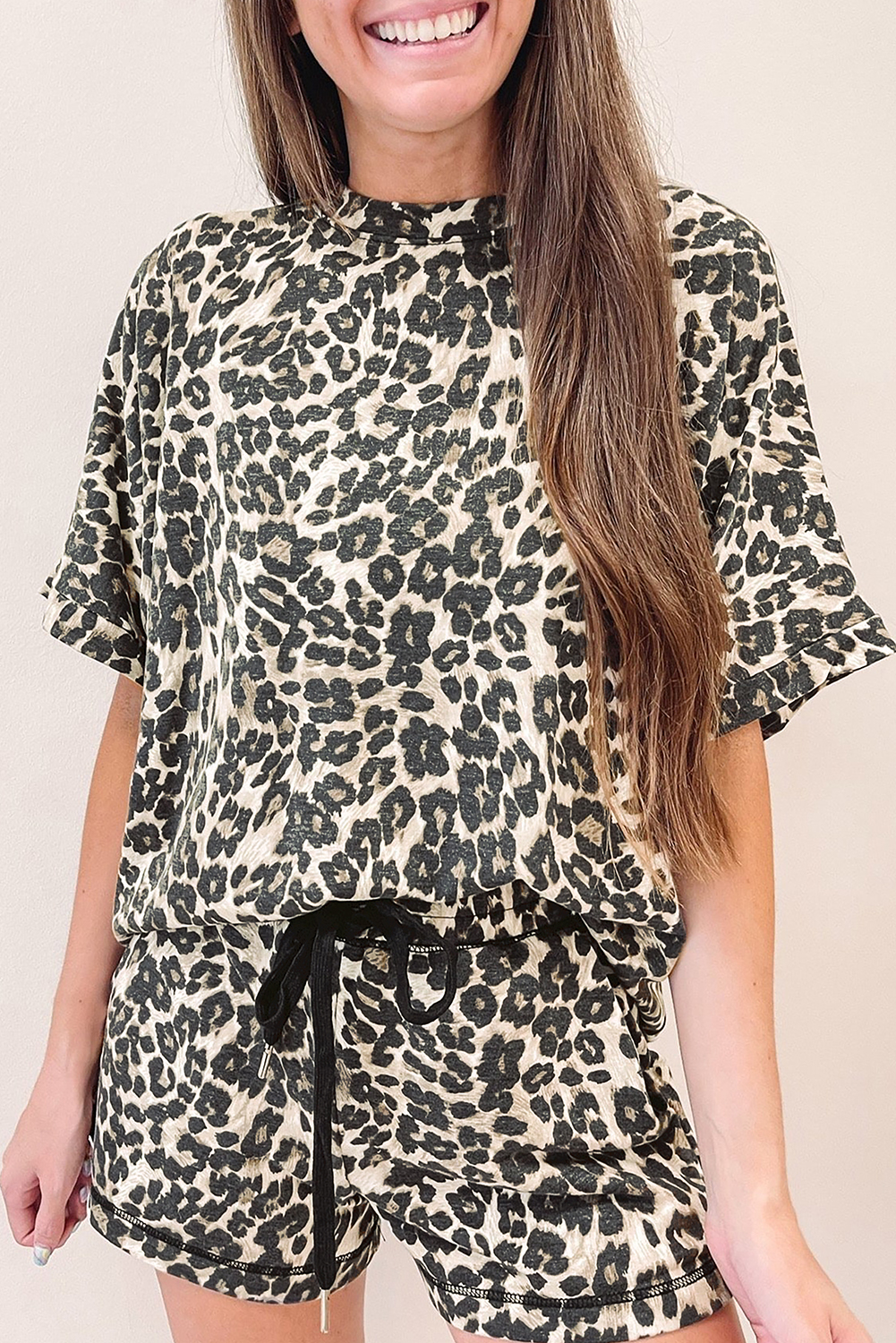 White Christmas Pullover and Drawstring Pants Pajama Set