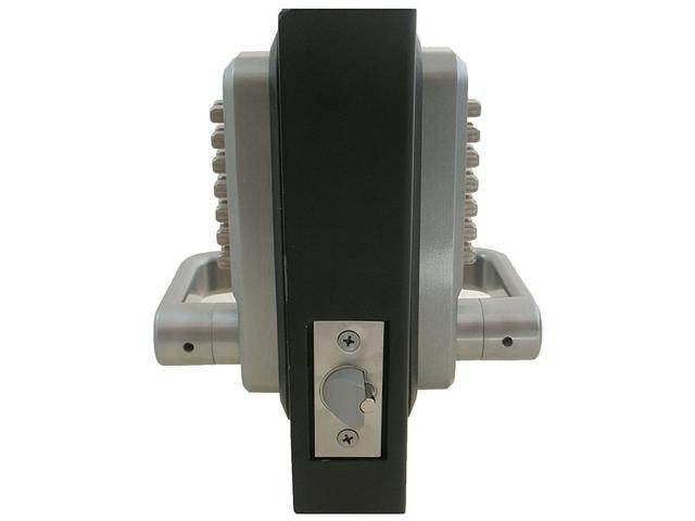 LockeyUSA Digital Door Lock 2835 Lever Handle with Double Combination, Marine Grade