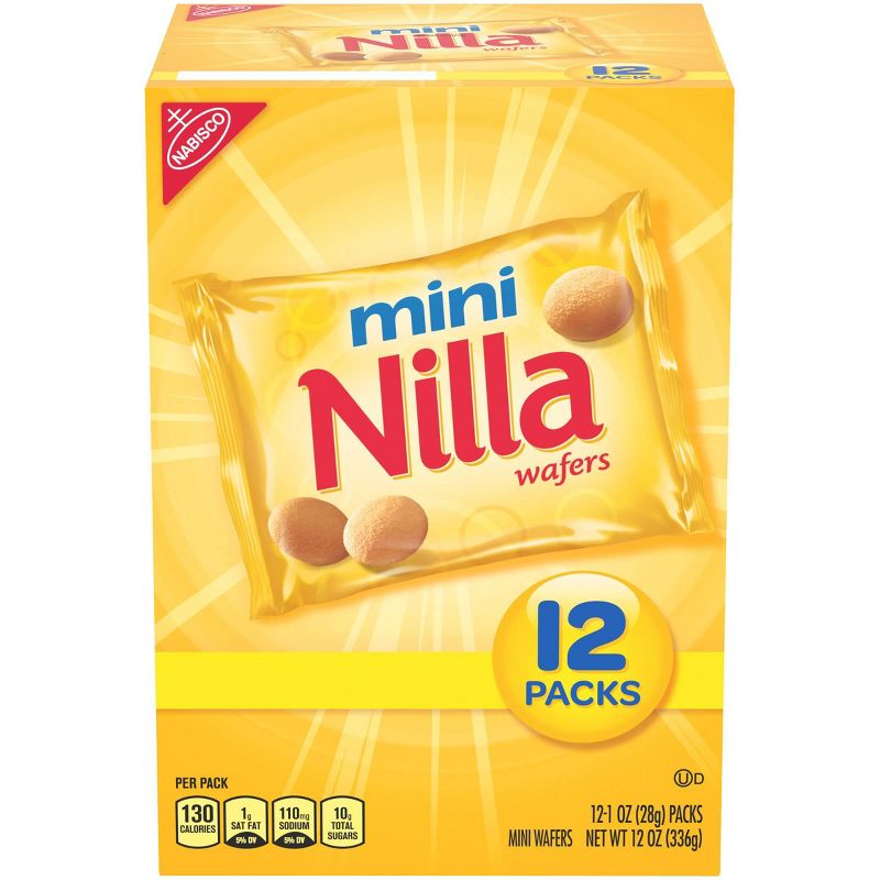 Mini Nilla Wafers Cookies - Munch Pack - 12oz/12ct