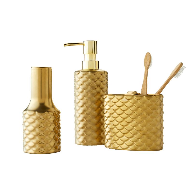 Vern Yip Koi Koi Toothbrush Holder Gold - SKL Home