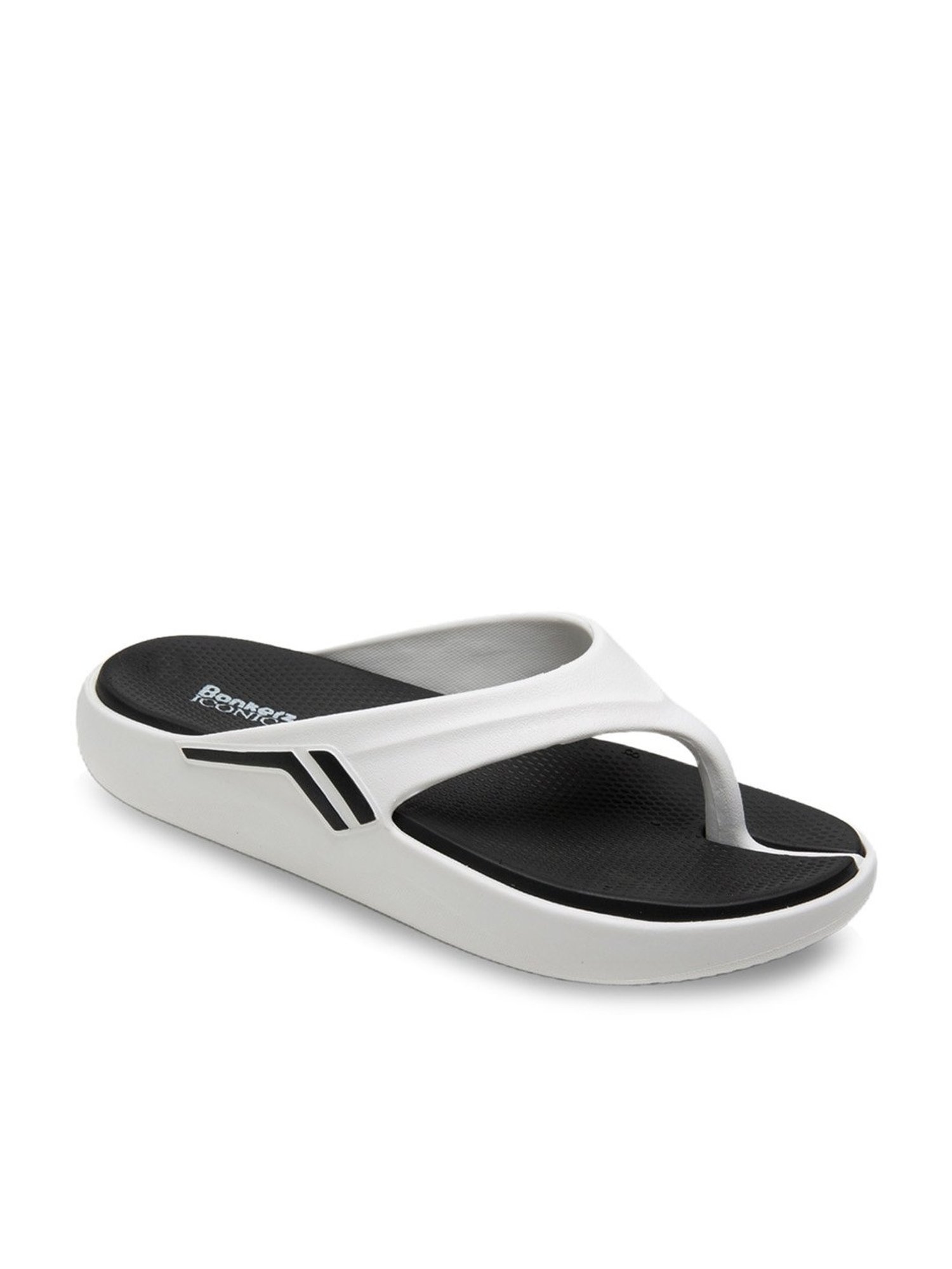Iconics Women's Off White Flip Flops