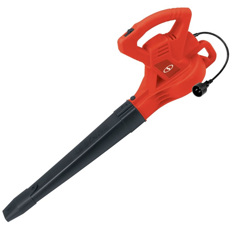 Sun Joe 215 MPH 10 Amp 2-Speed Electric Leaf Blower Red