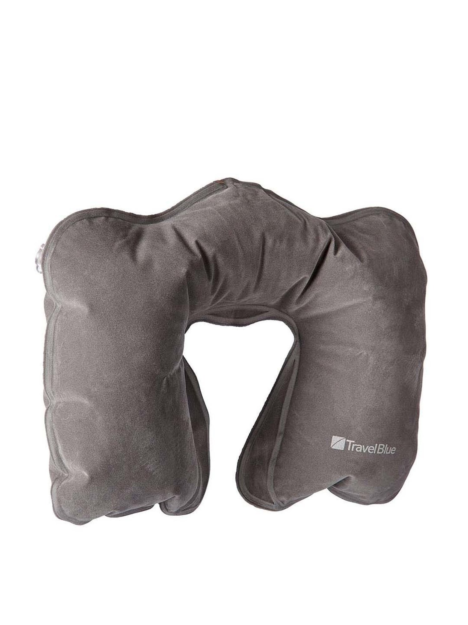 Travel Blue Grey Inflatable Neck Pillow