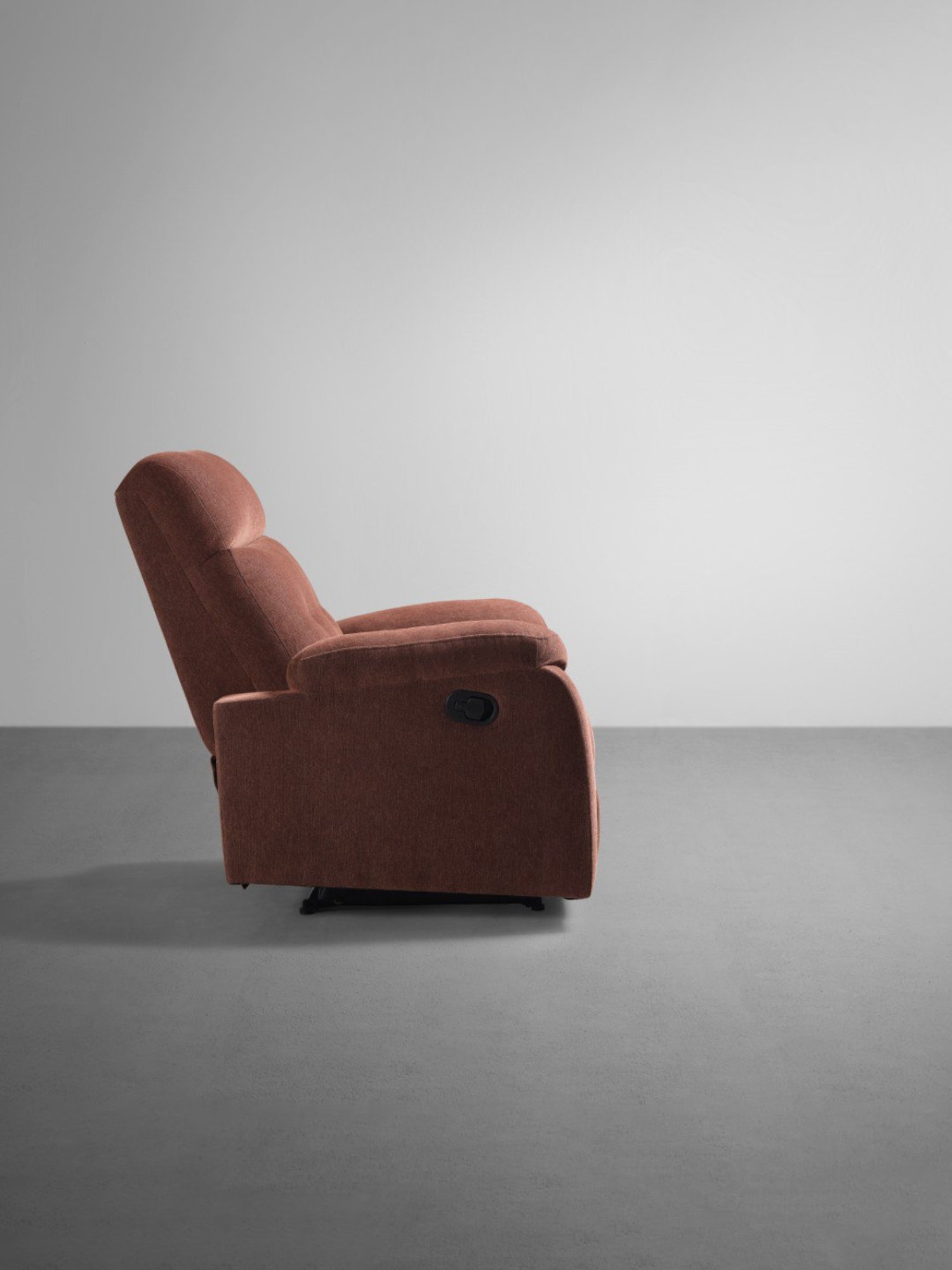 Durian Berry Black Premium Leatherette 2 Seater Sofa