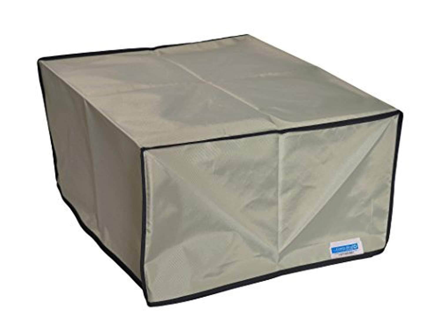 comp bind technology dust cover for hp latex 115 inkjet printer, silver nylon anti-static dust cover dimensions 93''w x 33''d x