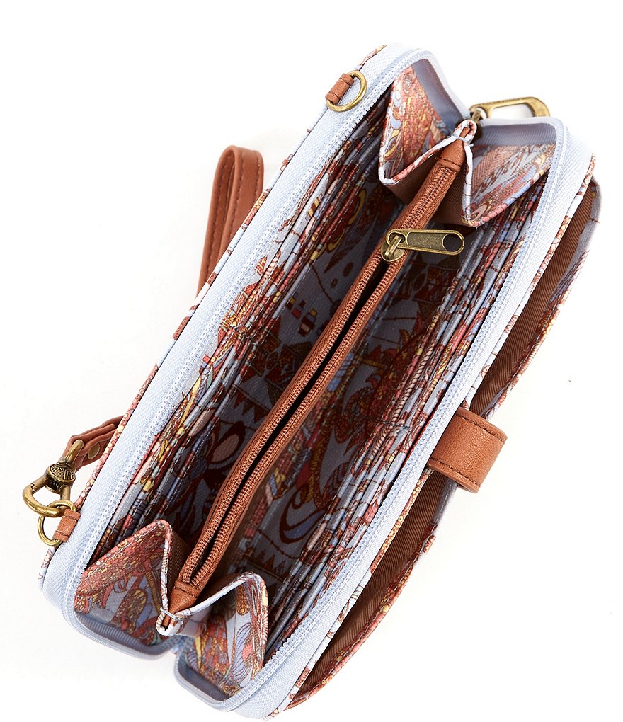 Etienne Aigner Adeline Signature Leather Wristlet Crossbody Bag